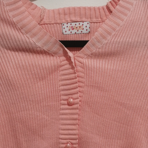 🌸 Lace Pink Cardigan 🌸 - Picture 2 of 5